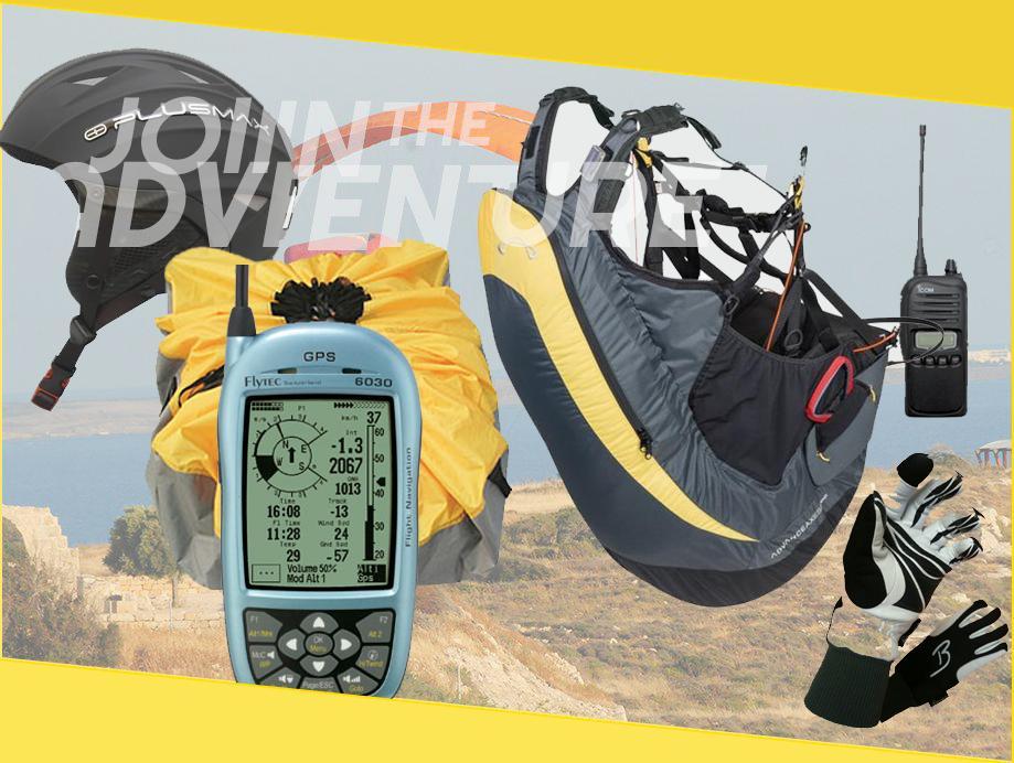 paragliding equipment